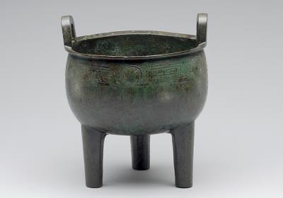 图片[2]-Ding cauldron with whorl and kui-dragon pattern, late Shang to early Western Zhou period, c. 12th-10th century BCE-China Archive